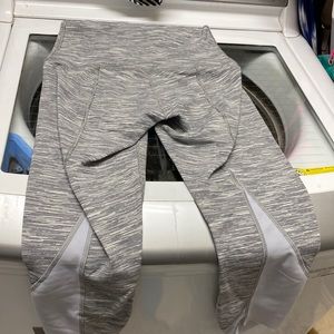 Lululemon size 6 vintage high rise sunset under space dye crops